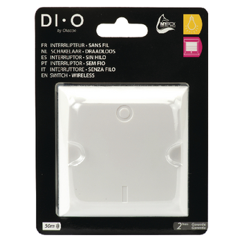 DIO-DOMO21 Smart home muurschakelaar 433 mhz Verpakking foto